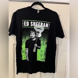 Ed Sheeran 2015 Band USA Tour Concert T-Shirt